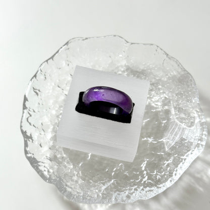 Uruguay Amethyst Bangle Ring