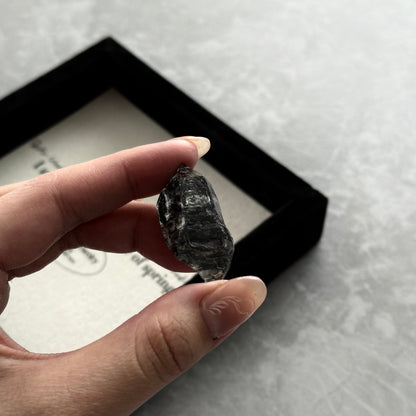 Herkimer Diamond with Black Hydrocarbon and Phantom 9.9g