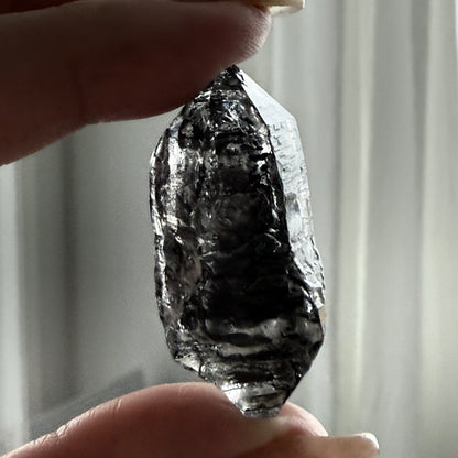 Herkimer Diamond with Black Hydrocarbon and Phantom 9.9g