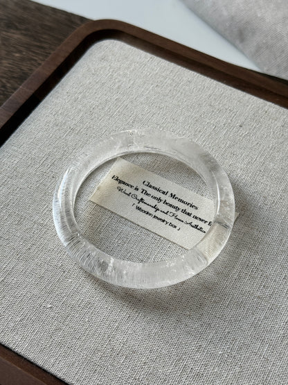 Clear Quartz Bangle 57.9mm