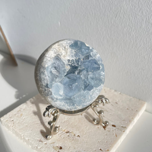 Celestite Cluster Sphere