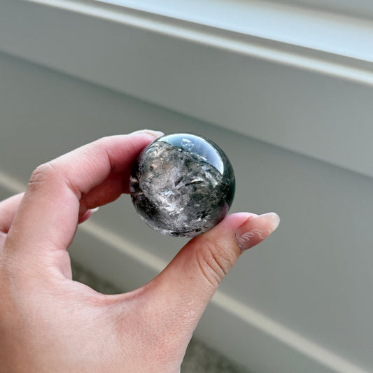 Smoky Quartz Sphere 3.8cm diameter Cool Brown