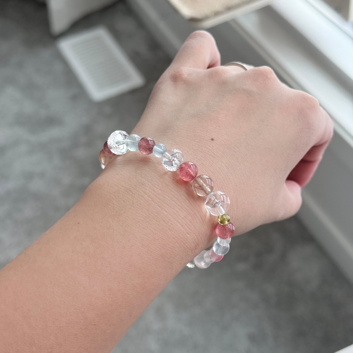 Mixed Gemstone Beaded Bracelet