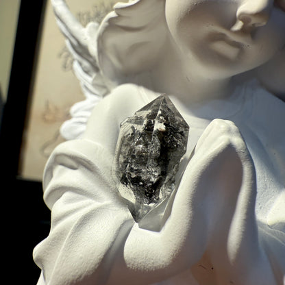 DT Herkimer Diamond Black Hydrocarbon and Phantom