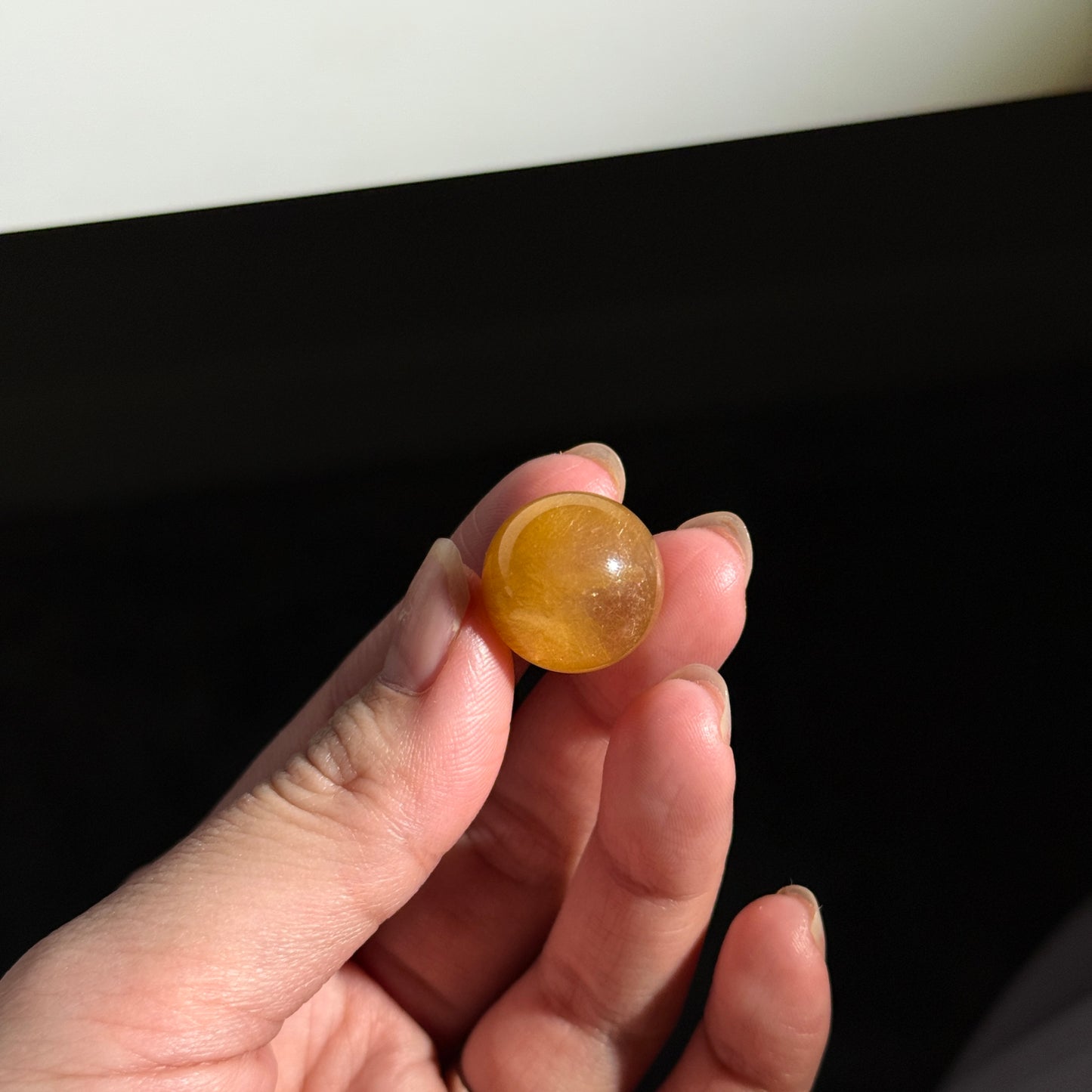 Yellow Amphibole Rabbit Hair