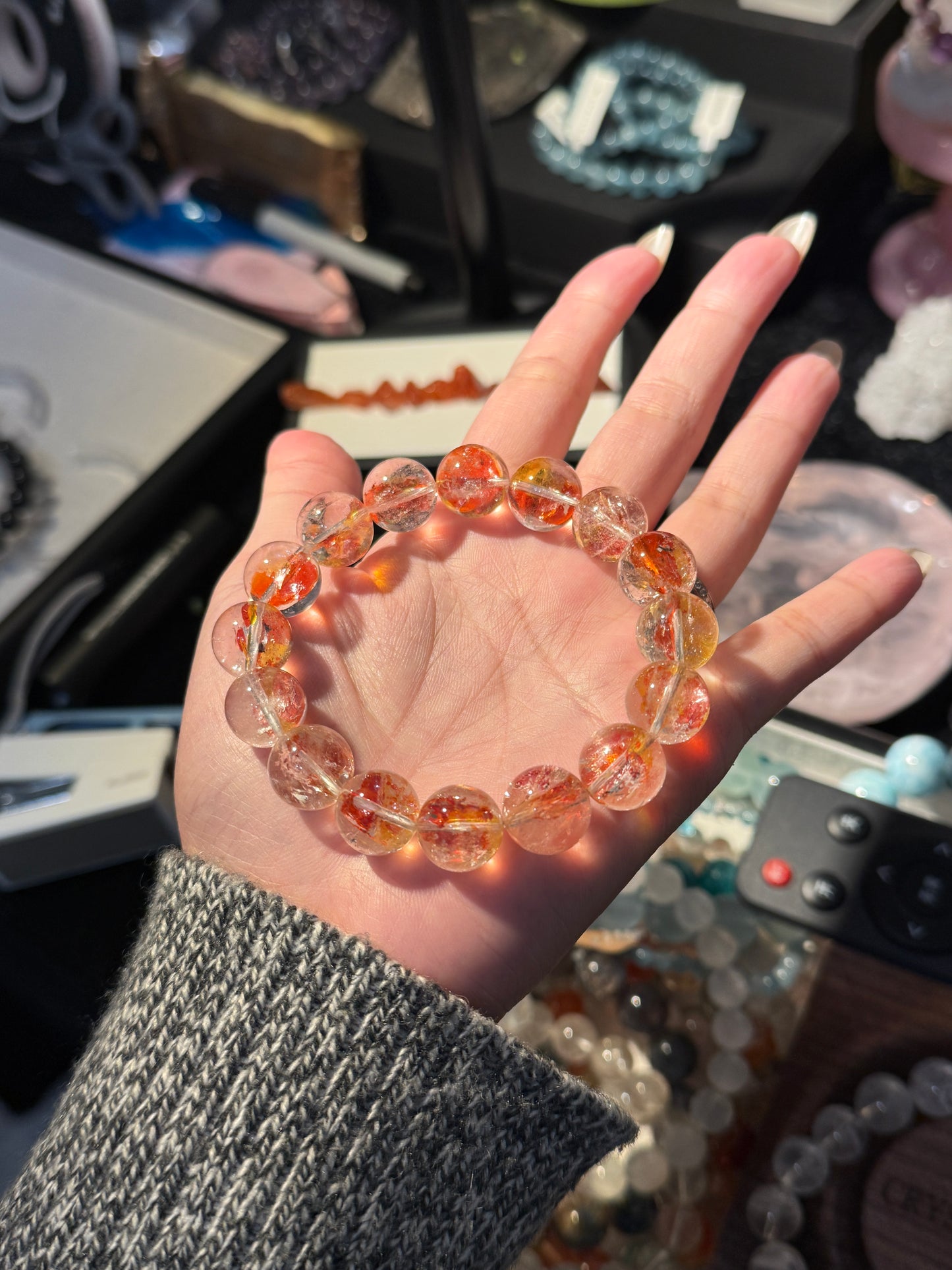 Koi Quartz Koi Hematoid 13.2mm