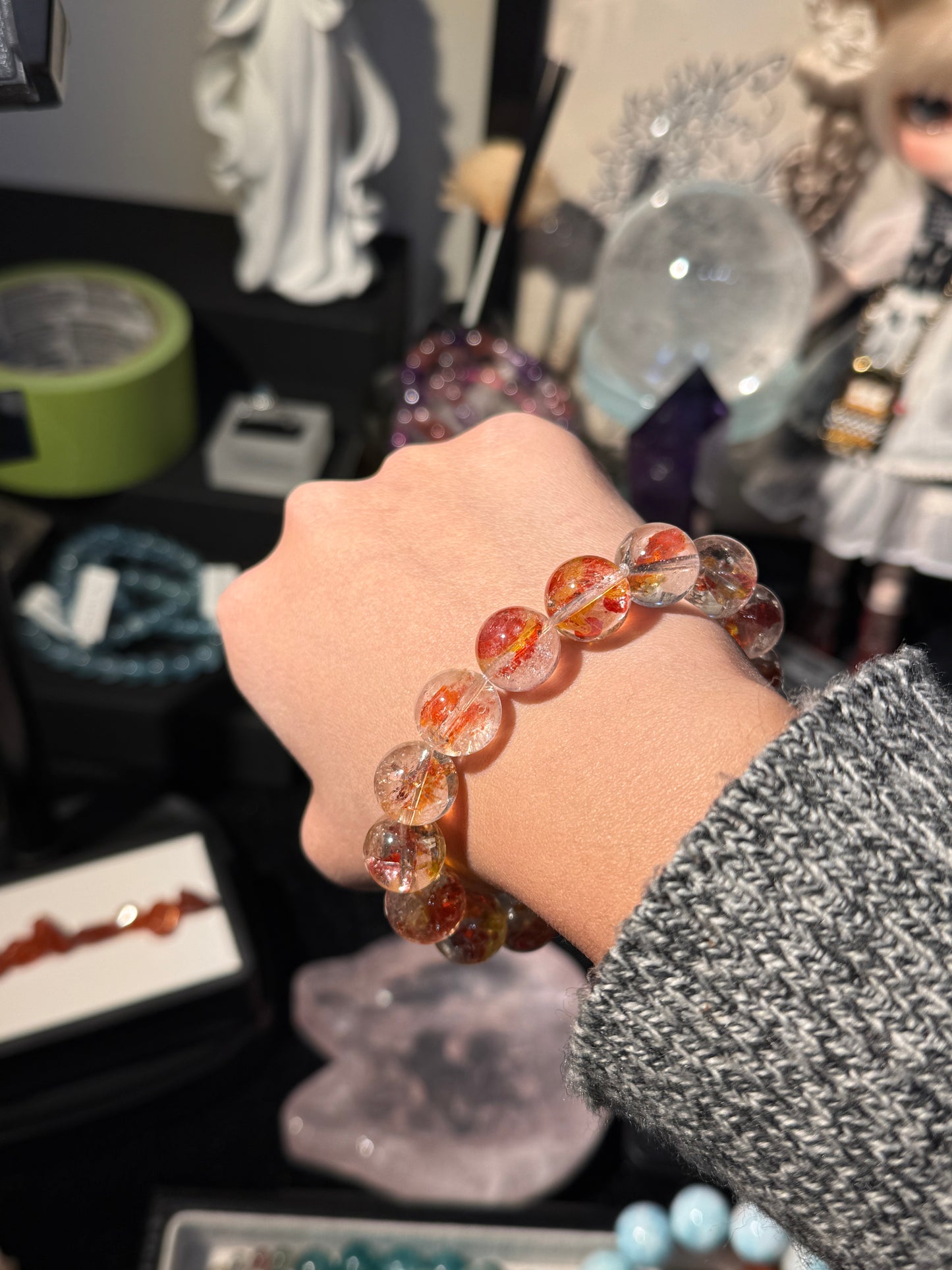 Koi Quartz Koi Hematoid 13.2mm