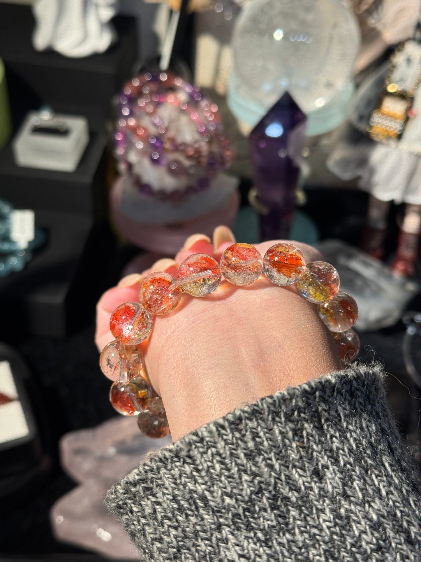 Koi Quartz Koi Hematoid 13.2mm