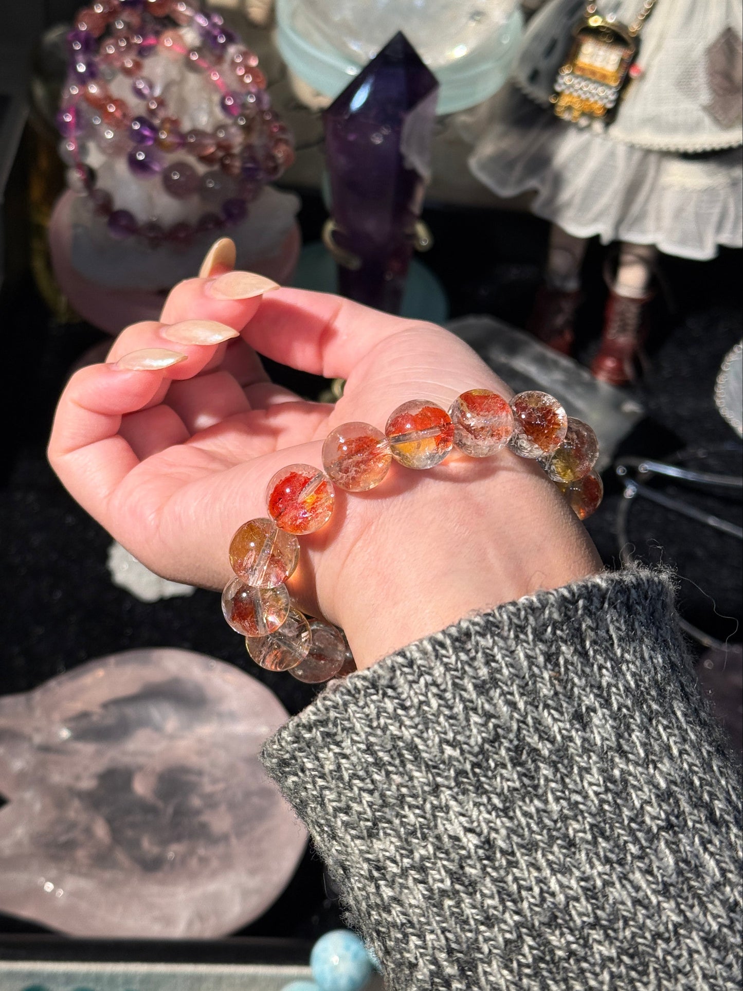 Koi Quartz Koi Hematoid 13.2mm