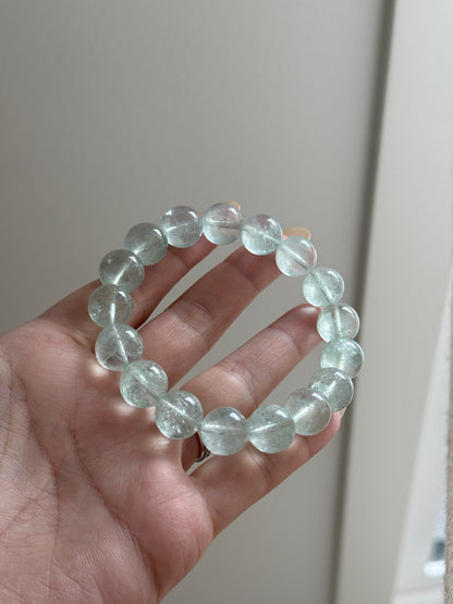 Mint Green Aquamarine Beryl Unheated Bracelet
