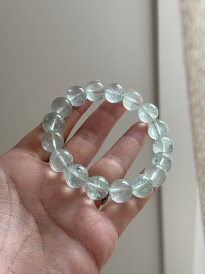 Mint Green Aquamarine Beryl Unheated Bracelet