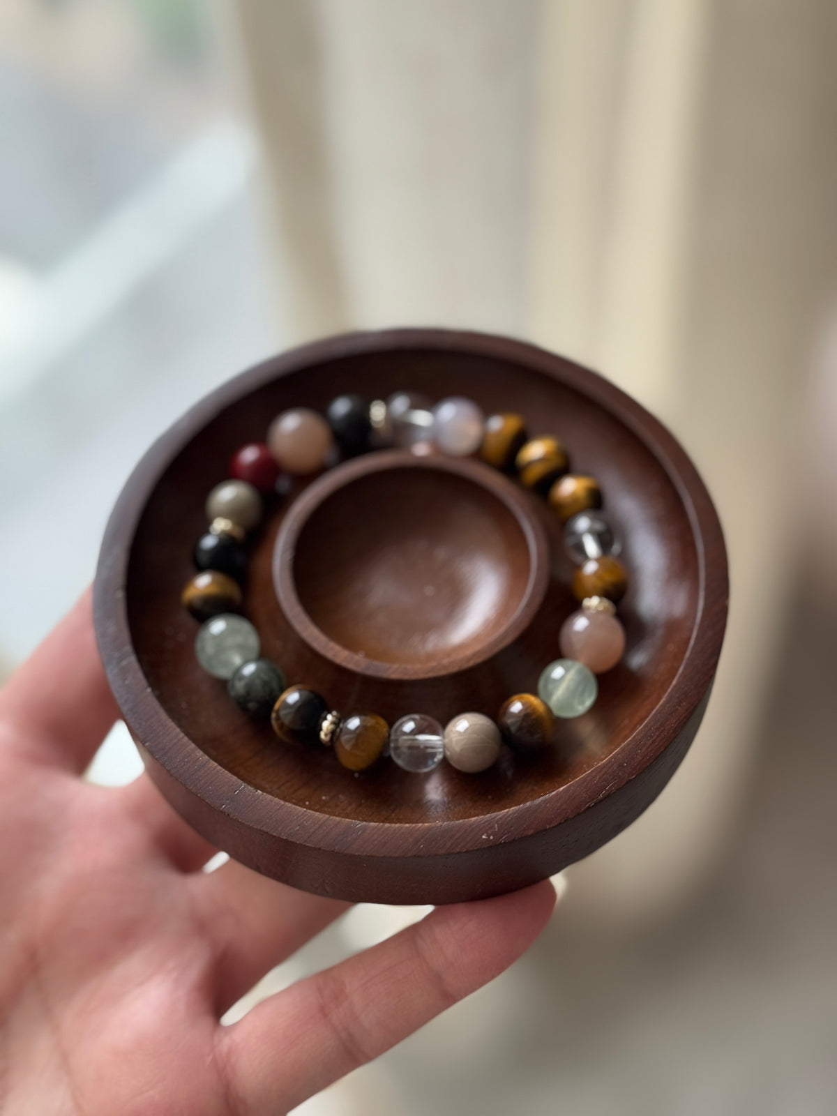 Natural Yellow Tiger Eye Design Bracelet