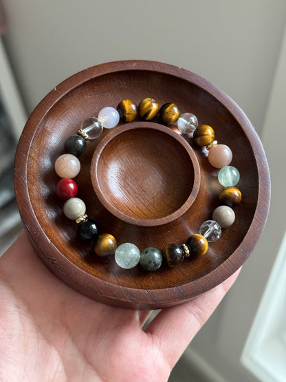 Natural Yellow Tiger Eye Design Bracelet
