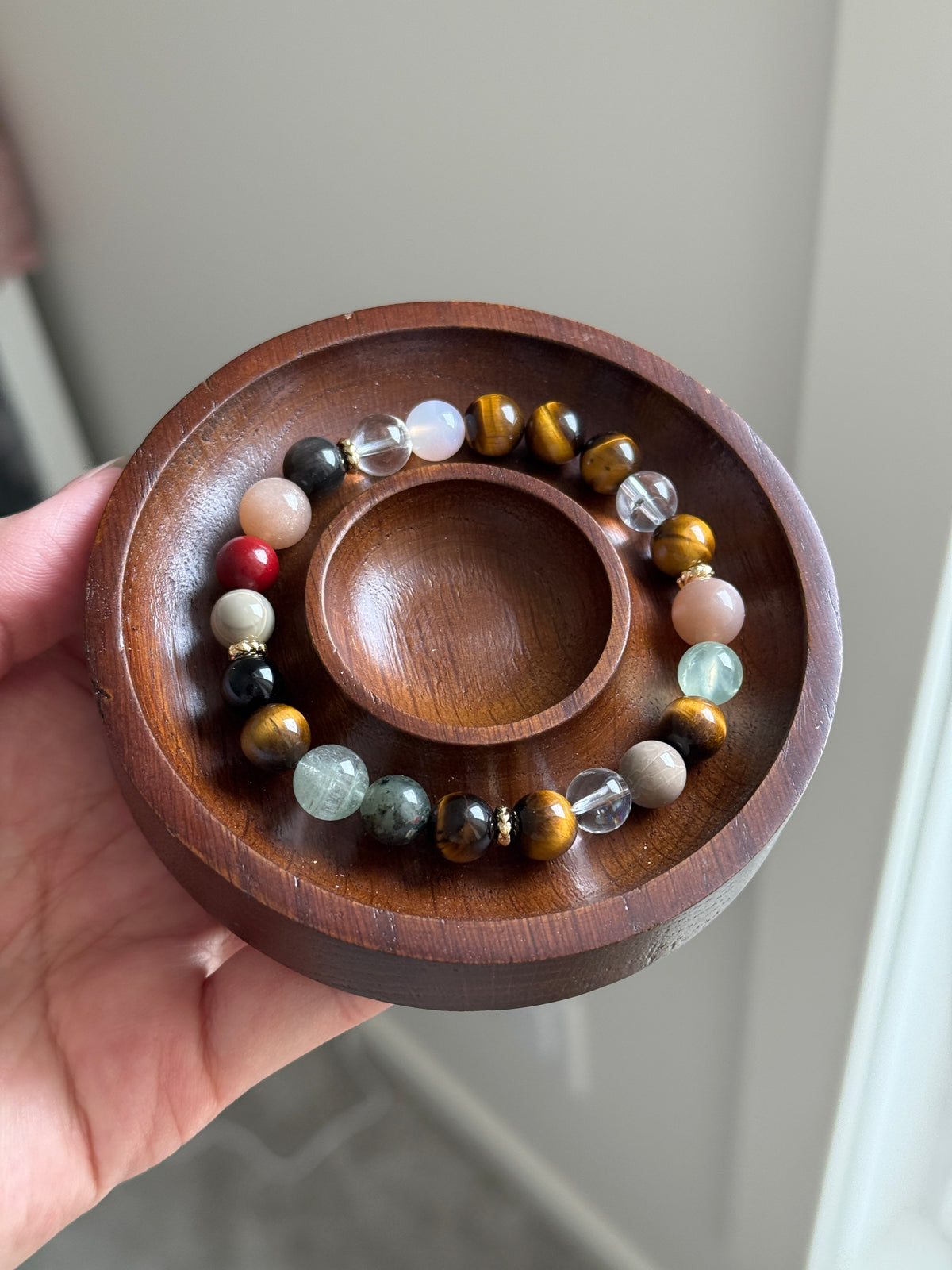 Natural Yellow Tiger Eye Design Bracelet