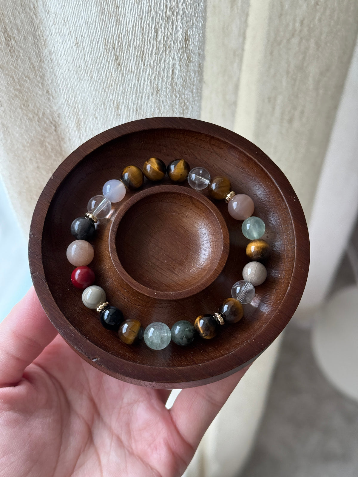 Natural Yellow Tiger Eye Design Bracelet