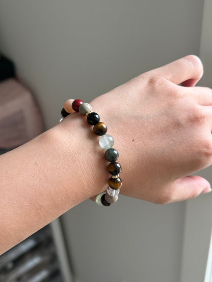 Natural Yellow Tiger Eye Design Bracelet