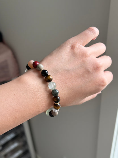 Natural Yellow Tiger Eye Design Bracelet