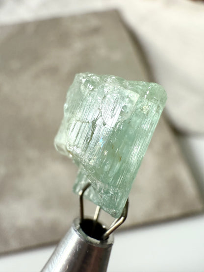 Raw Aquamarine 9.5ct Rough Gemstone 1.9 grams Specimen