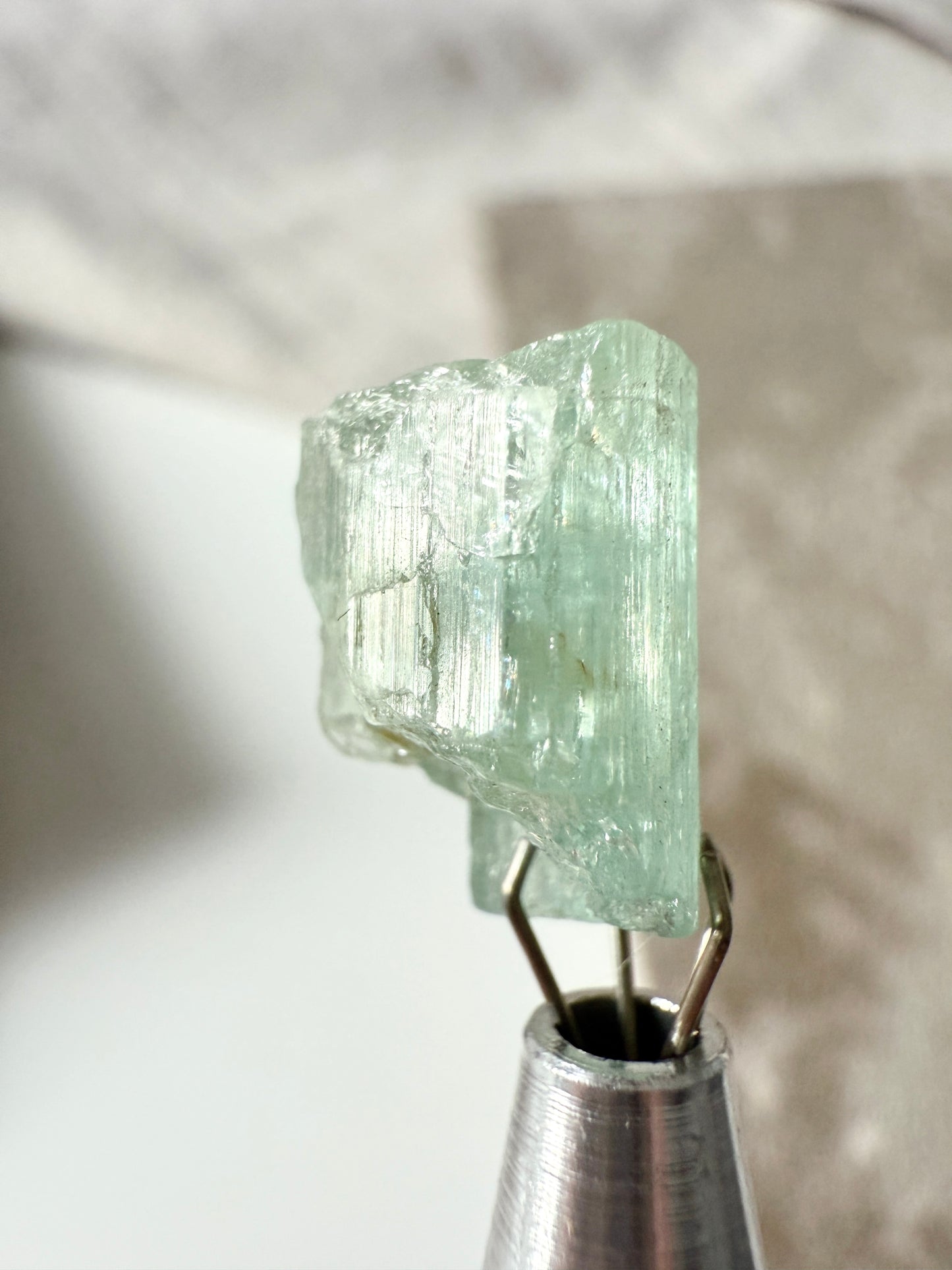 Raw Aquamarine 9.5ct Rough Gemstone 1.9 grams Specimen