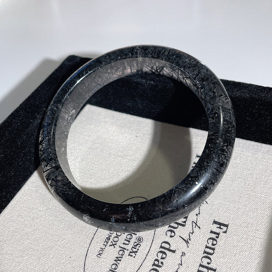 Black Rutile Bangle
