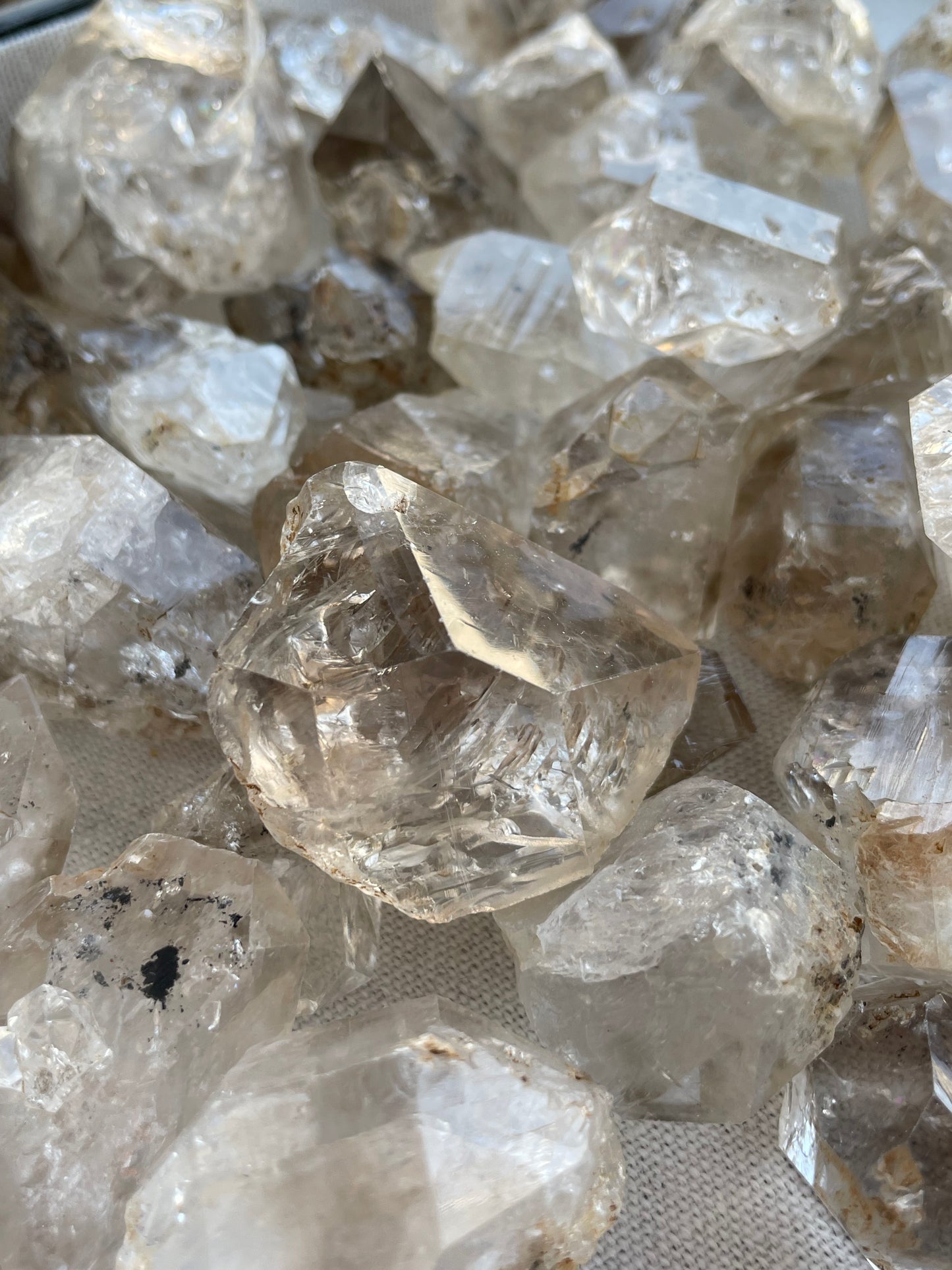 Smoky Herkimer Diamond Raw Rocks