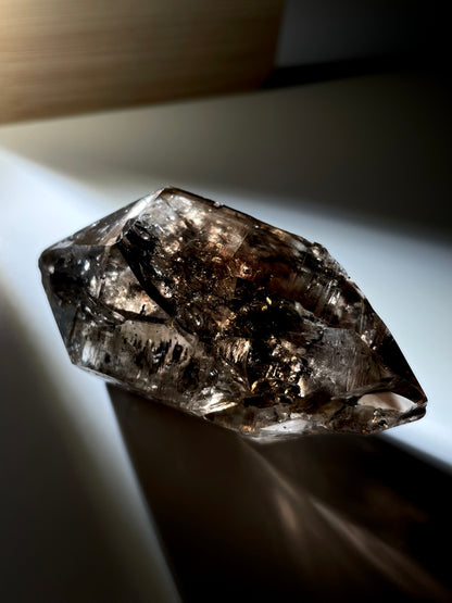 Smoky Herkimer Diamond Raw Stone