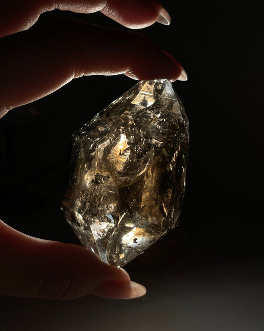 Smoky Herkimer Diamond Raw Stone