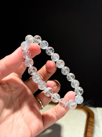 Natural HQ Dumortierite Bracelet 9.3mm