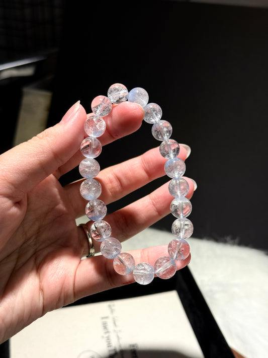 Natural HQ Dumortierite Bracelet 9.3mm