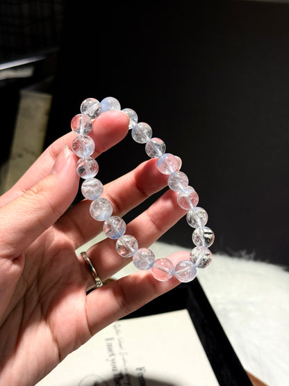 Natural HQ Dumortierite Bracelet 9.3mm