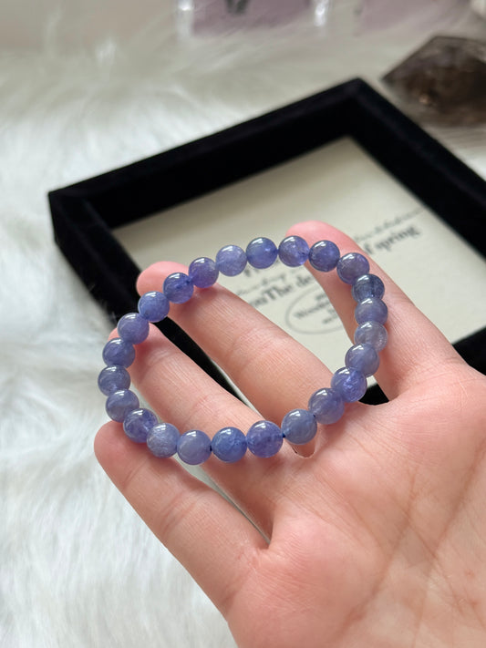 Natural Tanzanite Bracelet 7.8mm