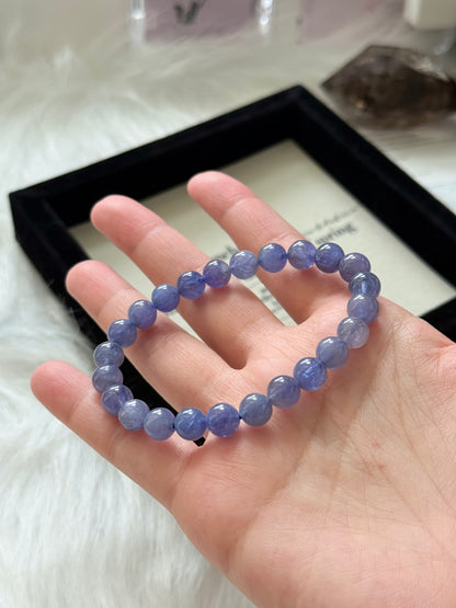 Natural Tanzanite Bracelet 7.8mm