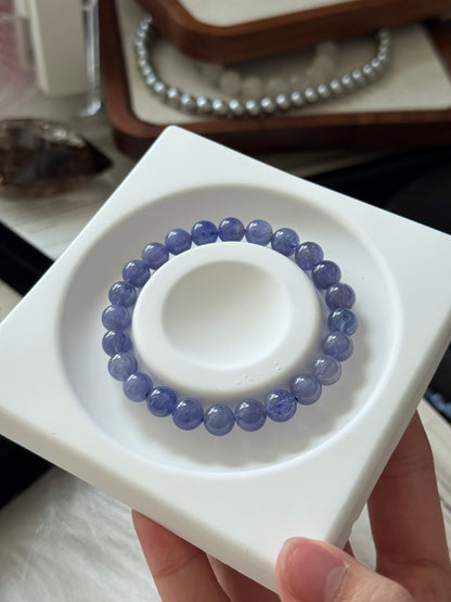 Natural Tanzanite Bracelet 7.8mm