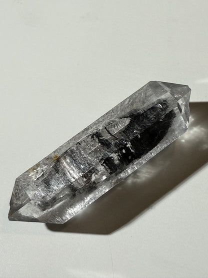 DT Herkimer Diamond with Black Hydrocarbon and Phantom