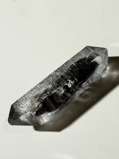 DT Herkimer Diamond with Black Hydrocarbon and Phantom