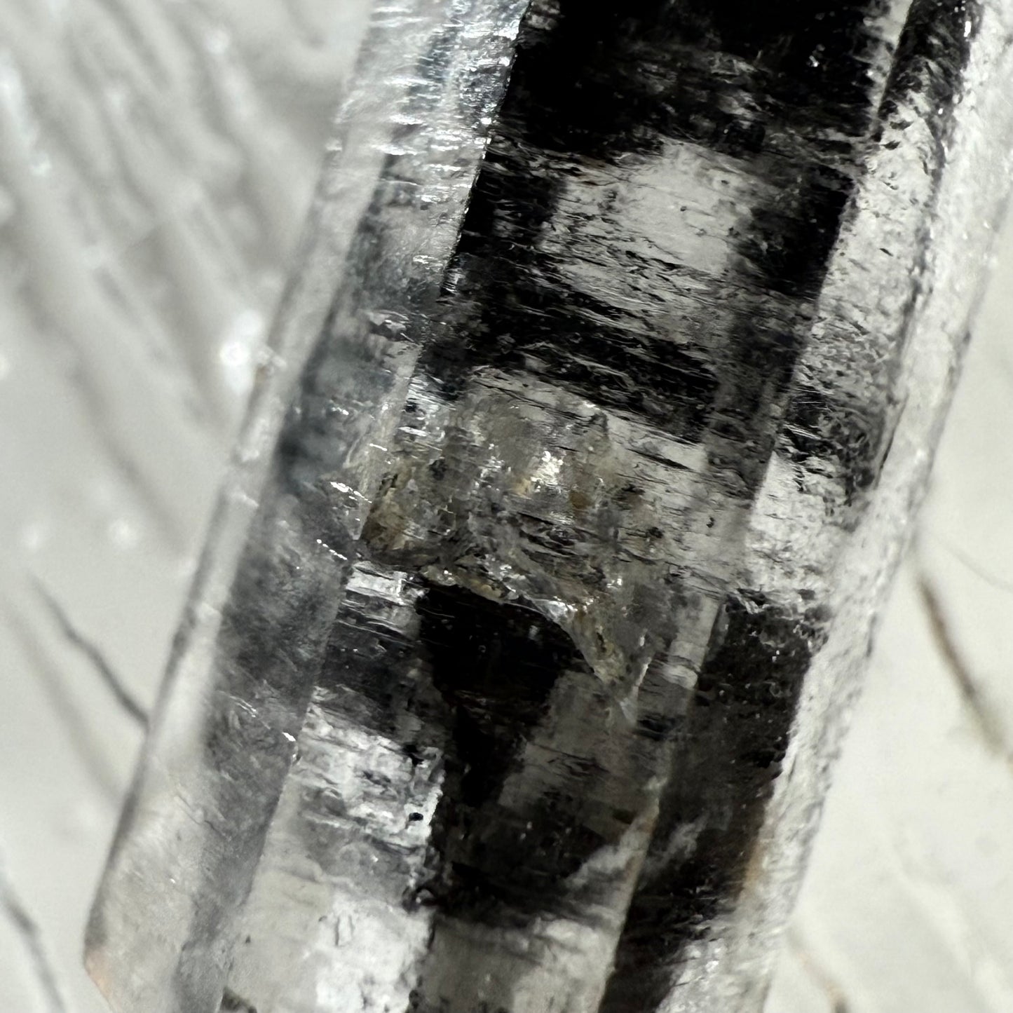 DT Herkimer Diamond with Black Hydrocarbon and Phantom