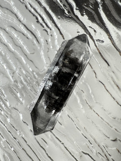 DT Herkimer Diamond with Black Hydrocarbon and Phantom