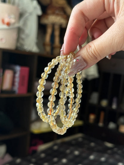 Golden Rutile Quartz 5.7mm