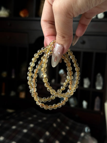 Golden Rutile Quartz 5.7mm