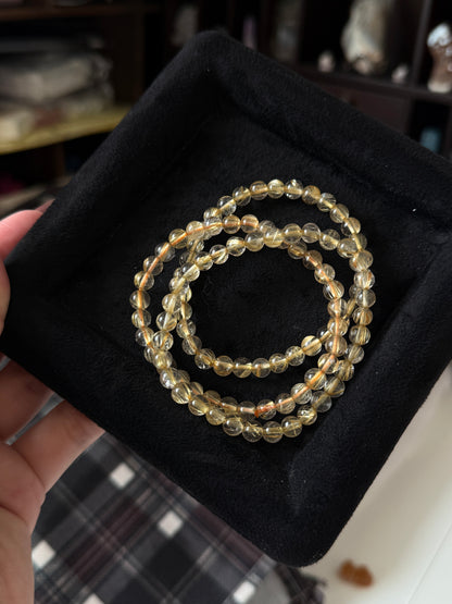 Golden Rutile Quartz 5.7mm