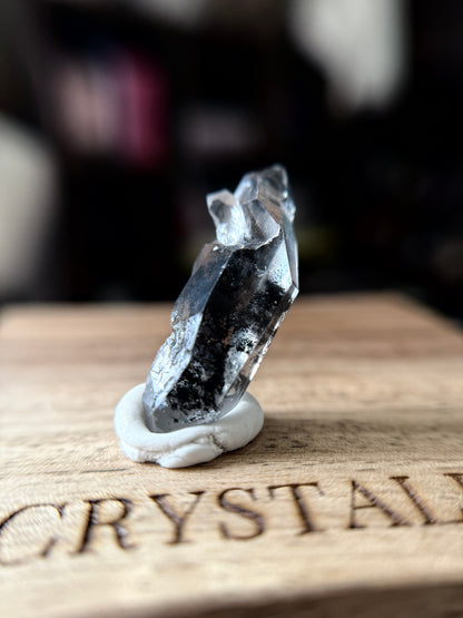 Herkimer Diamond with Black Hydrocarbon 4.6g