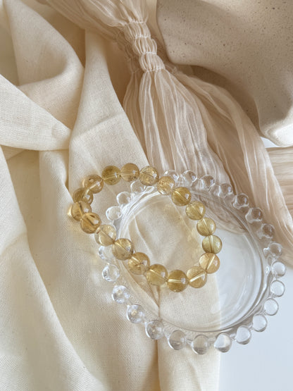 Citrine Beaded Bracelet 10.3mm