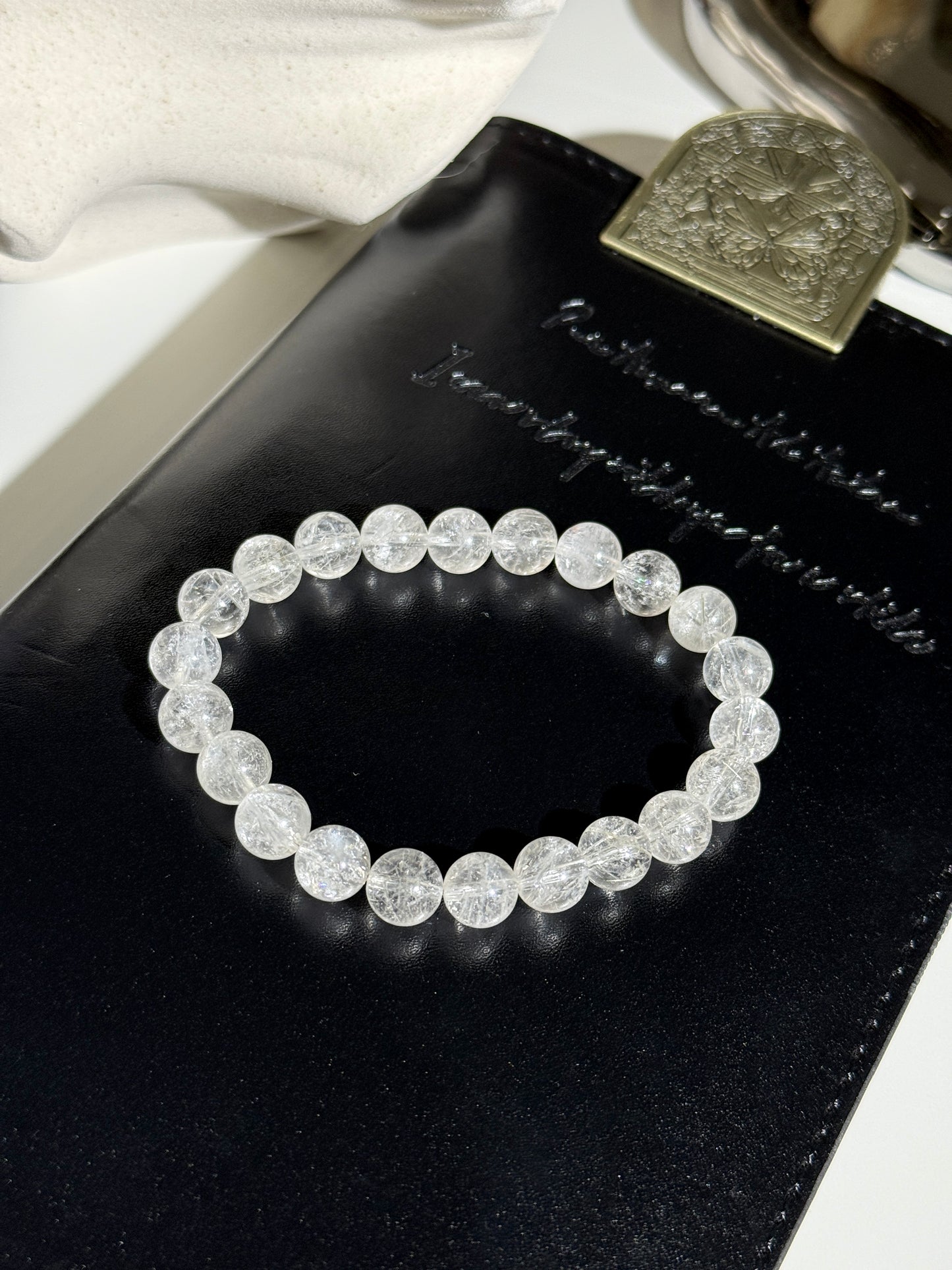Snow Frost Rutilated Quartz 白雪霜髮