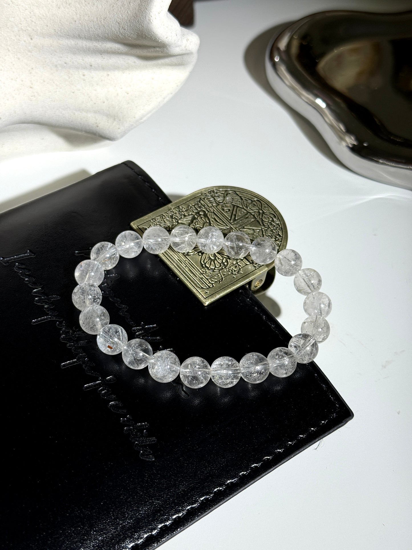 Snow Frost Rutilated Quartz 白雪霜髮
