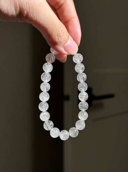 Snow Frost Rutilated Quartz 白雪霜髮