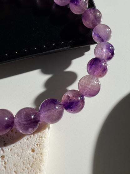 Purple Pink Super Seven Beaded Bracelet 紫粉超七