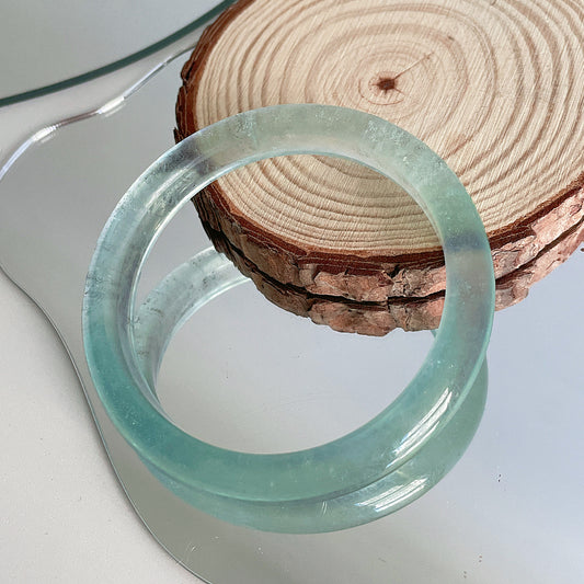 Mint Greenish Aquamarine Bangle