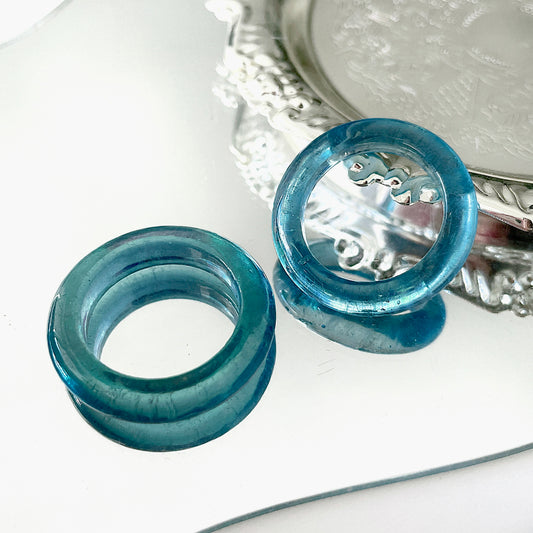 Aquamarine Ring Bangle