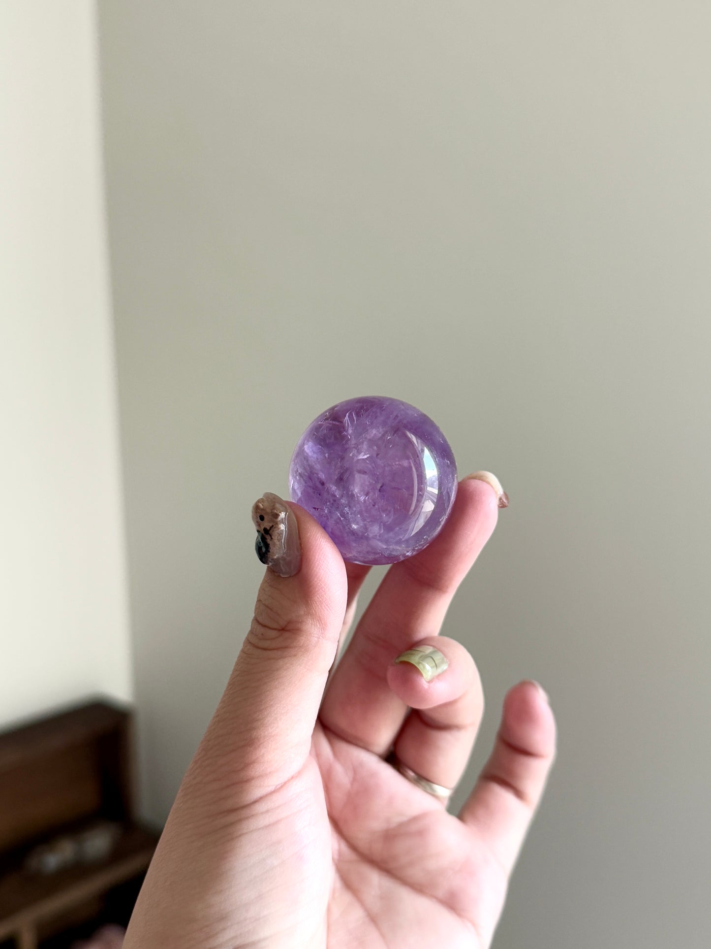 Lavender Amethyst Sphere 3.4cm