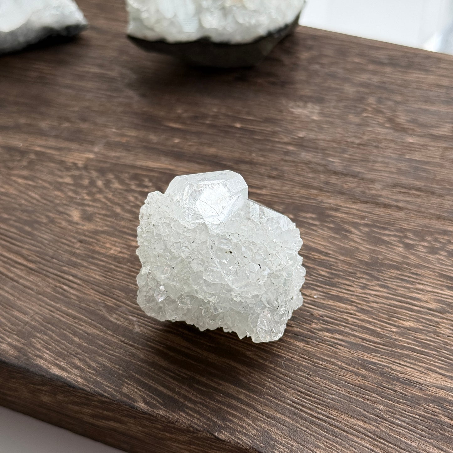 India Diamond Apophyllite with Green Stilbite